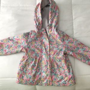 Baby girl fall jacket / raincoat 18 months